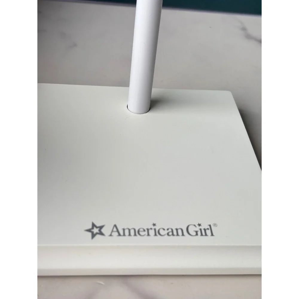 American Girl Doll Play Display Stand White Adjustable 18 Inch Doll Accessory
